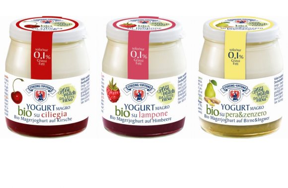 Latteria Vipiteno lancia lo Yogurt magro Bio su frutta - Alimentando