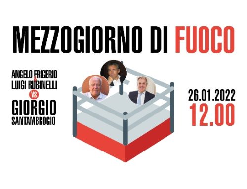 Mezzogiorno di fuoco: domani alle 12 l’incontro con Giorgio Santambrogio (Gruppo VéGé)