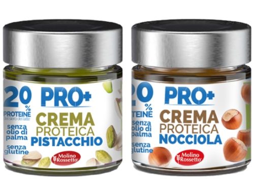 Molino Rossetto lancia le nuove creme spalmabili proteiche Pro+
