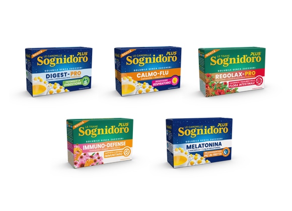 Sognid'Oro Plus: la nuova linea di camomille e tisane solubili senza  zucchero - Alimentando