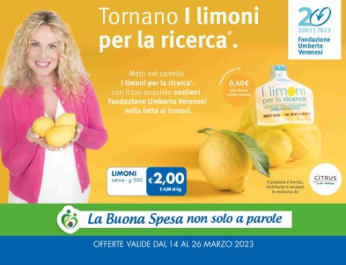 MD rinnova la partecipazione all’iniziativa ‘I limoni per la ricerca’