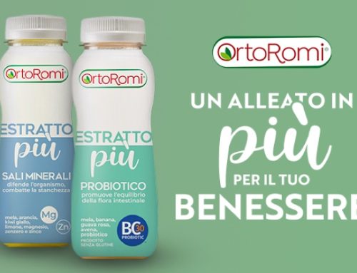OrtoRomi entra nel comparto delle bevande funzionali con la linea Estratti Più