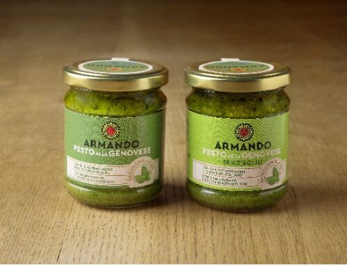 Pasta Armando (De Matteis) lancia una nuova linea di pesti con basilico genovese Dop