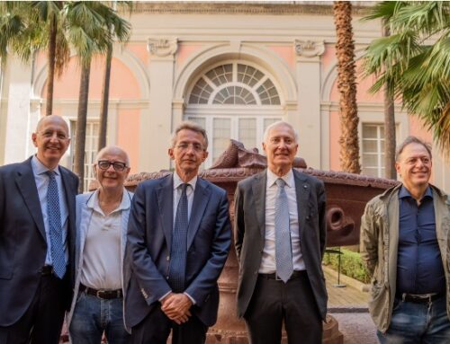 Rigoni di Asiago: concluso il restauro della fontana in porfido rosso del Mann di Napoli