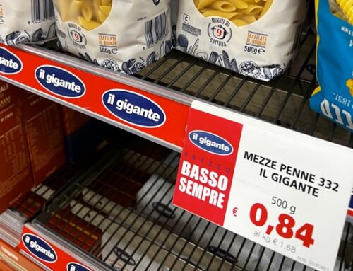 Inflazione: la prova sul campo. Il Gigante, riduzione dei formati e aumenti dei prezzi