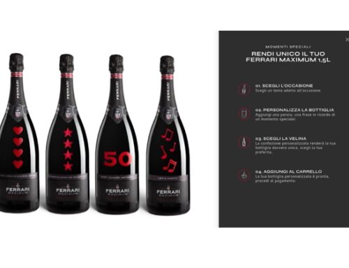 Per Ferrari Trento le etichette delle Feste sono personalizzate
