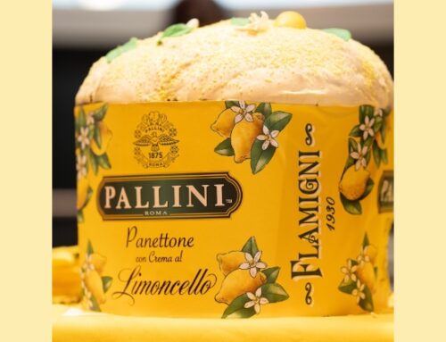 Pallini presenta il Panettone al limoncello realizzato in collaborazione con Flamigni