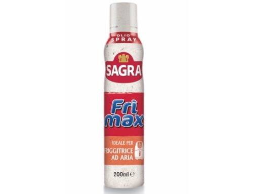 Sagra presenta l’olio spray Frìmax, ideale per fritture ad aria
