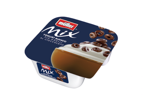 Un nuovo design per la linea di yogurt Müller Mix
