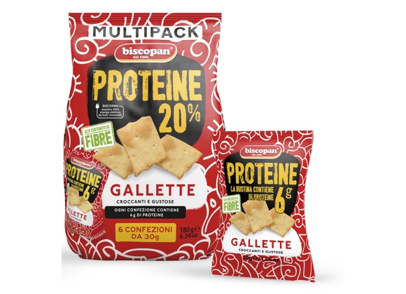 Biscopan presenta le nuove Gallette proteiche