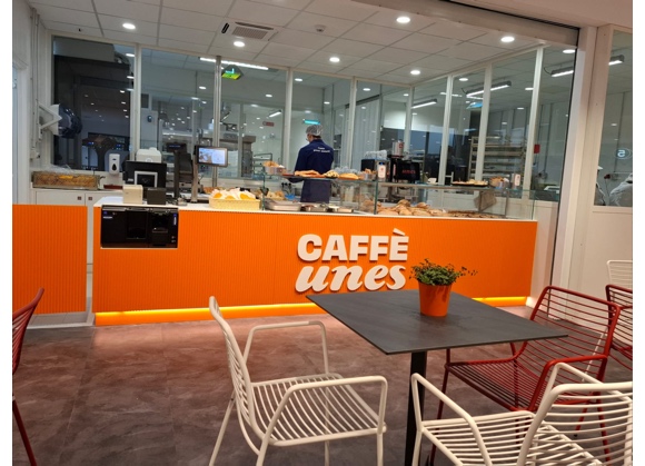 Apre a Caluso (To) il nuovo format Caffè Unes