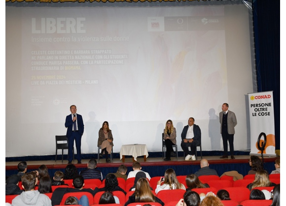 Conad Nord Ovest sensibilizza gli studenti sulla violenza di genere con il Progetto Scuola di Fondazione Conad Ets