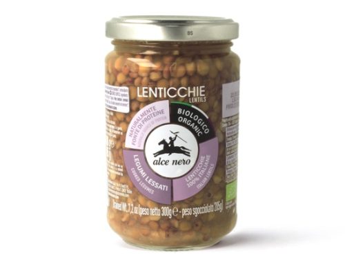 Alce Nero presenta le Lenticchie lessate biologiche da coltivazioni 100% italiane