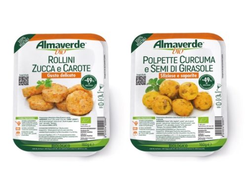 Almaverde Bio riduce del 49% il materiale d’imballaggio dei pack della linea finger food