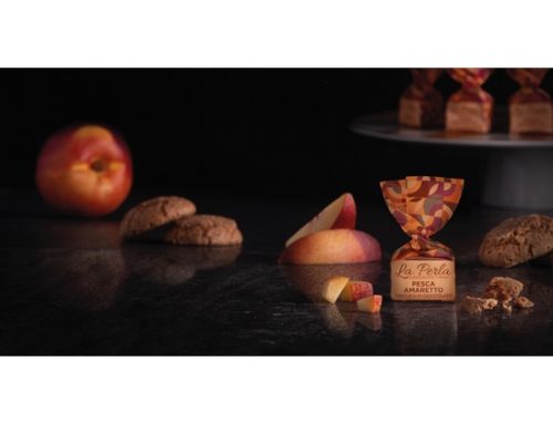 La Perla di Torino presenta a Tuttofood il nuovo Tartufo di Cioccolato Pesca Amaretto