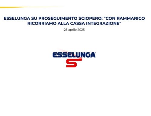 Sciopero corrieri Esselunga (7) – L’insegna ricorre alla cassa integrazione per oltre 200 dipendenti