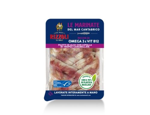 Rizzoli Emanuelli: in anteprima, a Tuttofood, le alici marinate con cipolla di tropea caramellata