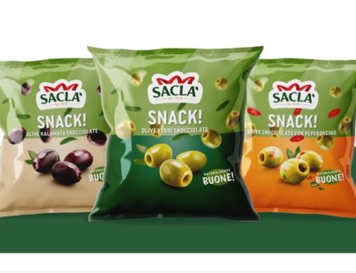 Saclà: a Tuttofood, il lancio in anteprima della nuova gamma di ‘Olive Snack’