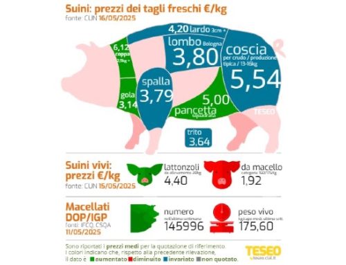 Cun tagli freschi: aumenti per coppe (+14,4% da fine marzo), pancette (la rifilata a 5 euro dopo cinque mesi) e gole