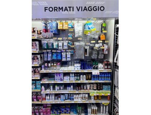 I piccoli formati di ‘prodotto per il viaggio’ sono una parte importante dell’assortimento: il caso Esselunga