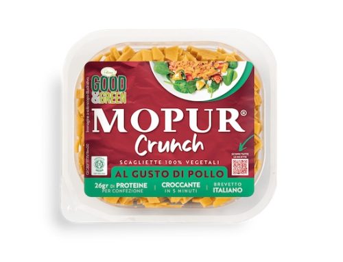 FelsineoVeg lancia Mopur Crunch, scagliette 100% plant based