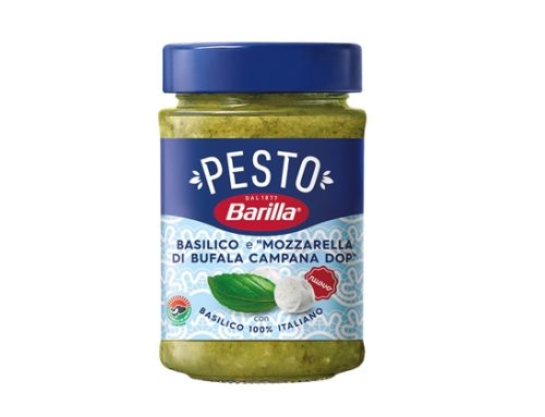 Barilla lancia il ‘Pesto basilico e mozzarella di bufala campana Dop’