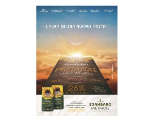 Sgambaro è on air con la campagna stampa e digital ‘L’alba di una nuova pasta’
