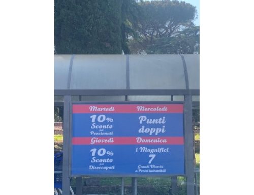 Pewex (Gros-Selex) si preoccupa di tutti i target del suo parco clienti, disoccupati e pensionati in prima linea