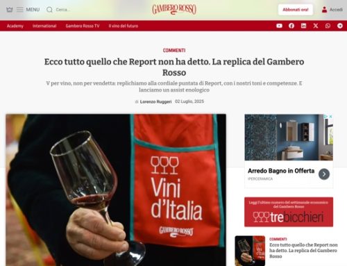Il Gambero Rosso risponde agli attacchi di Report
