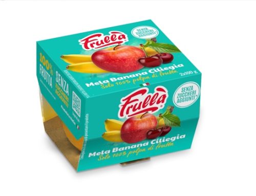 Frullà lancia la prima linea con mix esclusivi di tre frutti in doppia vaschetta