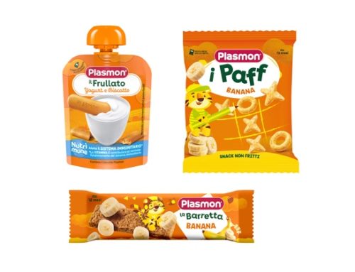 Plasmon amplia la gamma degli snack con nuovi frullati, paff e barrette