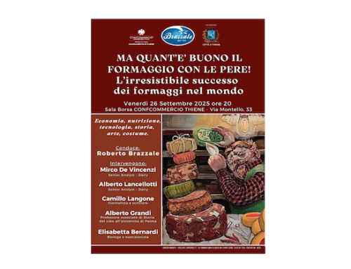Si svolgerà stasera a Thiene (Vi) un convegno per celebrare il riconoscimento del comune come ‘Città del formaggio Onaf’