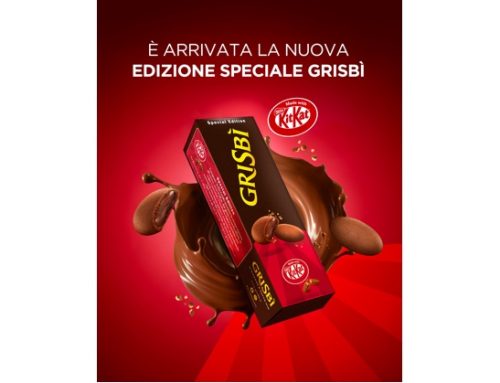 Vicenzi e Nestlé presentano Grisbì made with KitKat in edizione limitata