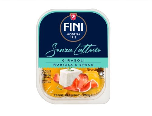 Fini amplia la linea di pasta fresca ripiena senza lattosio con i ‘Girasoli robiola e speck’