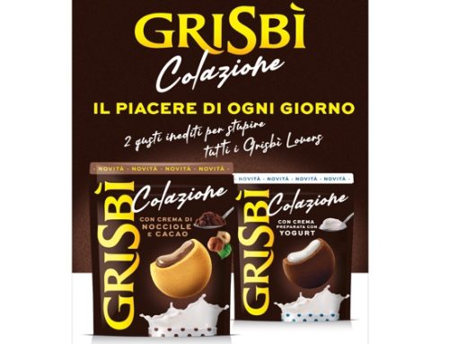 La linea Grisbì Colazione si arricchisce con i gusti Nocciole e cacao e Yogurt