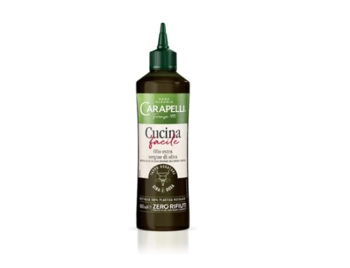 Carapelli presenta Cucina Facile, olio evo in bottiglia squeezable