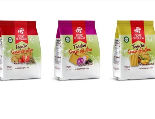 Fiore di Puglia amplia la linea ‘Senza glutine’ con tre nuovi Tegolini dal gusto mediterraneo