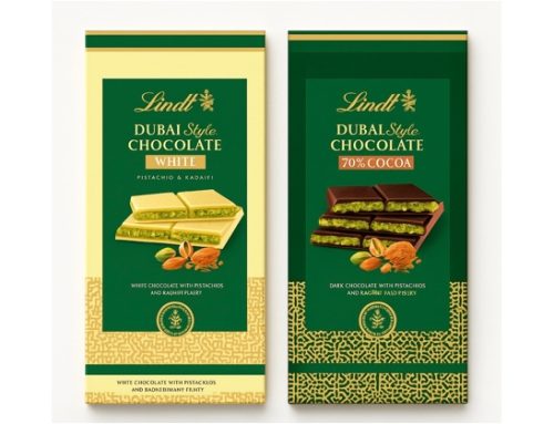 Lindt amplia la linea Dubai Style con le nuove varianti Bianco ed Extra Fondente