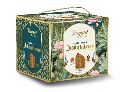 Vergani: tra le novità per il Natale 2025, i panettoni Dubai Style Chocolate e Total Black