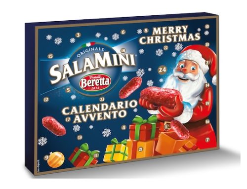 Beretta presenta il calendario dell’Avvento dei Salamini e le palline natalizie