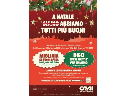 Crai: al via il concorso a premi ‘A Natale abbiamo tutti più buoni’