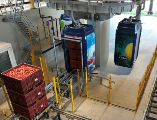 Melinda inaugura in Val di Non la ‘funivia delle mele’ che collega lavorazione e stoccaggio