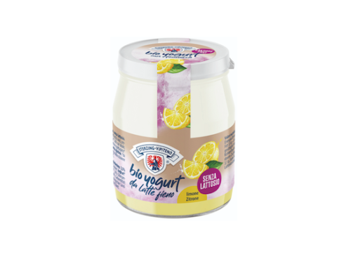 Latteria Vipiteno amplia la gamma di Yogurt Biologici Senza Lattosio con una nuova referenza al limone