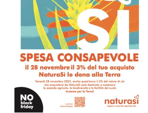 Il 28 novembre, NaturaSì ‘sfida’ il Black Friday con la Spesa consapevole