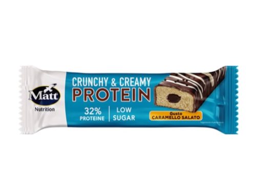 Matt: a scaffale le nuove barrette Crunchy & Creamy protein