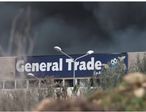 Maxi incendio al centro logistico General Trade a Rutigliano (Ba). L’azienda: “Siamo al lavoro per il ripristino delle attività”