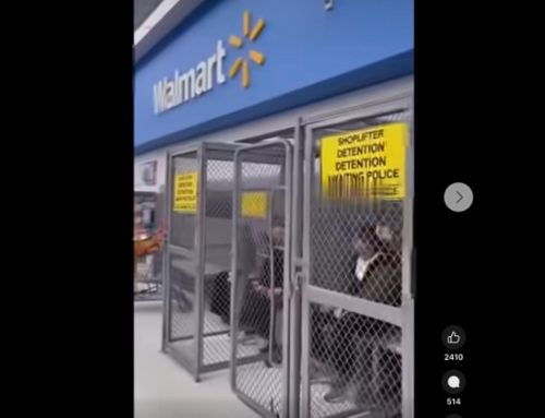 Walmart mette in gabbia i taccheggiatori. Ma è una fake news