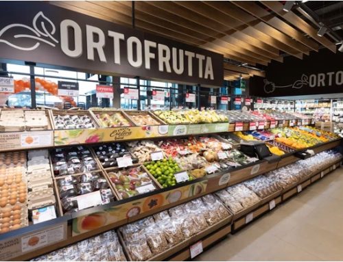 Iperal rinnova l’esposizione del fresco: collaborazione con Tosca per le casse riutilizzabili