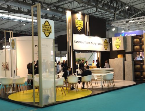 Il Consorzio Grana Padano è in scena ad Alimentaria (Barcellona) e a Pizza Expo (Las Vegas)