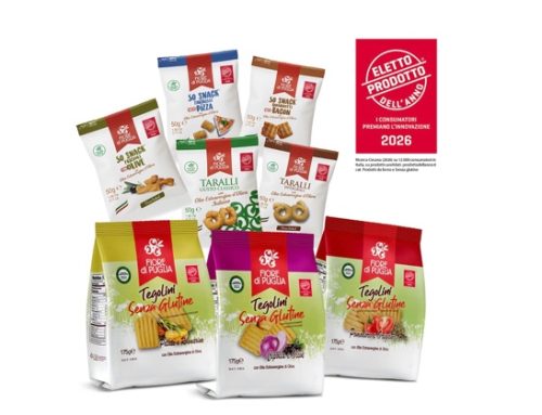 Fiore di Puglia vince il premio Prodotto dell’Anno per ‘prodotti da forno’ e ‘senza glutine’